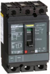 PowerPact H Circuit Breaker, 40A, 3 Pole, 600VAC, Thermal-Magnetic, 14kA