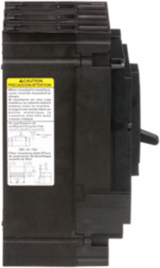 PowerPact H Circuit Breaker, 50A, 3 Pole, 600VAC, 14kA, Thermal-Magnetic