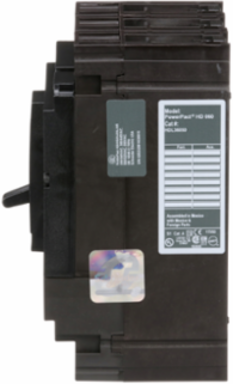 PowerPact H Circuit Breaker, 50A, 3 Pole, 600VAC, 14kA, Thermal-Magnetic