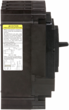 PowerPact H Circuit Breaker, 60A, 3P, 600VAC, 14kA, Thermal-Magnetic, Lug