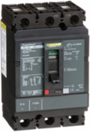 PowerPact H Circuit Breaker, 70A, 3 Pole, 14kA Breaking Capacity, Thermal-Magnetic