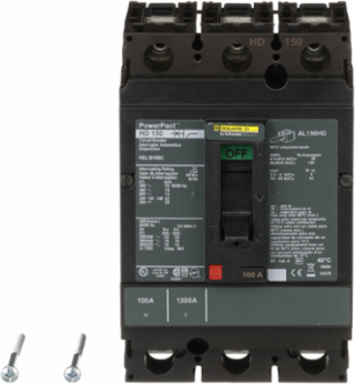 PowerPact H Circuit Breaker, 100A, 3 Pole, 600VAC, 14kA
