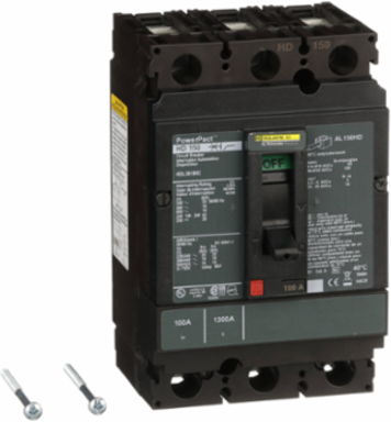 PowerPact H Circuit Breaker, 100A, 3 Pole, 600VAC, 14kA