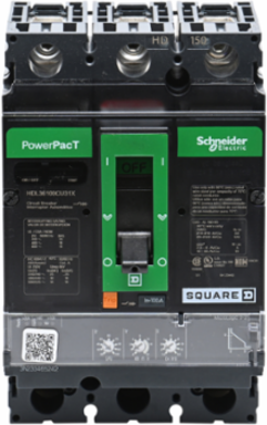 PowerPact H Circuit Breaker 100A 3 Pole 600VAC 14kA Micrologic 3.2