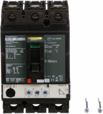 PowerPact H Circuit Breaker 100A, 3 Pole, 14kA, Micrologic 3.2
