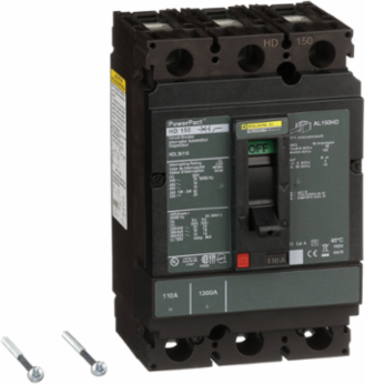 PowerPact H Circuit Breaker 110A 3 Pole 600VAC 14kA Thermal-Magnetic