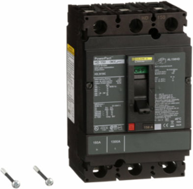 PowerPact H Circuit Breaker, 150A, 3 Pole, 14kA Breaking Capacity, Thermal-Magnetic
