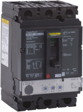 PowerPact H Circuit Breaker, 150A, 3 Pole, 600VAC, Micrologic 3.2
