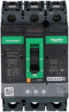 PowerPact H Circuit Breaker, 150A, 3 Pole, 600VAC, Micrologic 3.2S