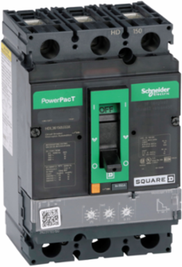 PowerPact H Circuit Breaker, 150A, 3 Pole, 600VAC, Micrologic 3.2S