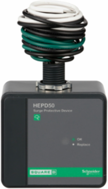 Surge protection device, HEPD, 50kA, 120/240 V, 1 phase, 3 wire, SPD type 1