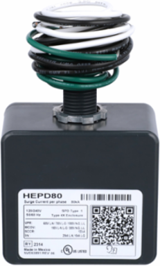 Surge protection device, HEPD, 80kA, 120/240V, 1 phase, 3 wire, SPD type 1