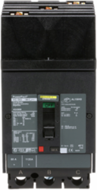 PowerPact H Circuit Breaker 60A 3 Pole 600VAC 18kA Thermal-Magnetic