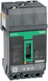 PowerPact H Circuit Breaker, 100A, 3 Pole, 600VAC, 18kA, Micrologic 3.2