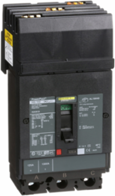 PowerPact H Circuit Breaker, 125A, 3P, 600VAC, Thermal Magnetic