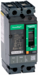 PowerPact H Circuit Breaker 25A 2 Pole 600VAC Thermal-Magnetic 18kA
