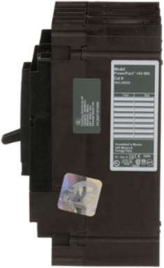 PowerPact H Circuit Breaker, 25A, 3 Pole, 600VAC, 18kA, Thermal-Magnetic