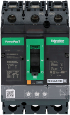 PowerPact H Circuit Breaker 60A 3 Pole 600VAC 18kA Micrologic 3.2
