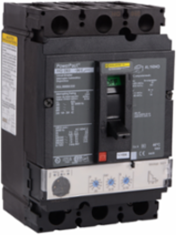 PowerPact H Circuit Breaker, 60A, 3 Pole, 18kA, Micrologic 3.2S