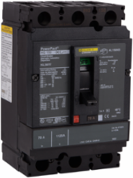 PowerPact H Circuit Breaker 70A 3 Pole 600VAC 18kA Thermal Magnetic