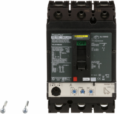 PowerPacT H Motor Circuit Protector, 100A, 3 Pole, 600VAC, 18kA