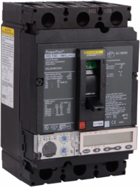 PowerPact H Circuit Breaker 100A 3P 600VAC 18kA Micrologic 5.2A