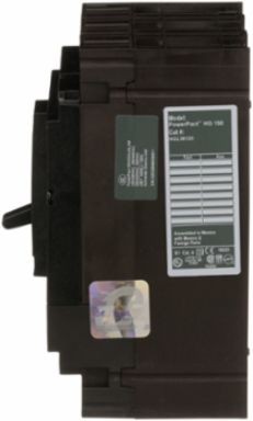 PowerPact H Circuit Breaker, 125A, 3 Pole, 600VAC, 18kA, Thermal-Magnetic