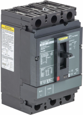 PowerPact H Circuit Breaker 150A 3 Pole 600VAC 18kA Thermal Magnetic