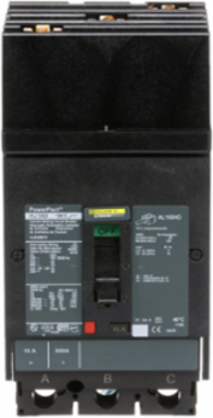 PowerPact H Circuit Breaker 15A 3 Pole 600VAC 25kA Thermal-Magnetic