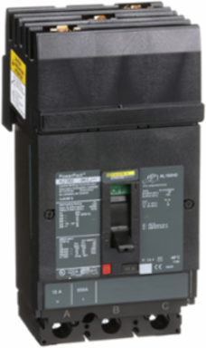 PowerPact H Circuit Breaker 15A 3 Pole 600VAC 25kA Thermal-Magnetic