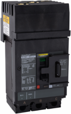 PowerPact H Circuit Breaker 15A 3 Pole 600VAC 25kA Thermal-Magnetic