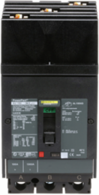 PowerPact H Circuit Breaker, 100A, 3 Pole, 600VAC, Thermal Magnetic