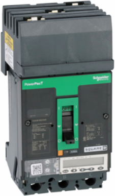 PowerPact H Circuit Breaker 100A 3P 600VAC 25kA Micrologic 6.2A