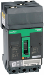 PowerPact H Circuit Breaker 100A 3P 600VAC 25kA Micrologic 6.2A