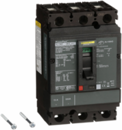 PowerPacT H Circuit Breaker, 15A, 3 Pole, 600VAC, 25kA, Thermal Magnetic