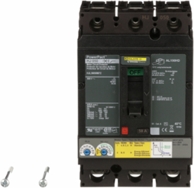 PowerPact H Motor Circuit Protector 50A 3-Pole 600VAC Grit 25kA