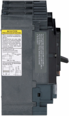 PowerPact H 100A Circuit Breaker, 3 Pole, 600VAC, 25kA, Micrologic 3.2