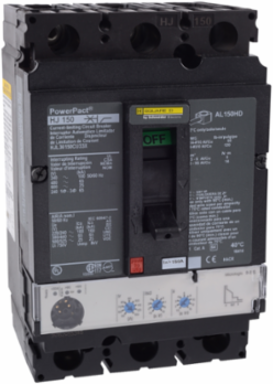 PowerPact H Circuit Breaker, 150A, 3-Pole, 600VAC, 25kA, Micrologic 3.2S