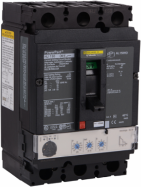 PowerPact H Circuit Breaker 150A 3P 600VAC 25kA Micrologic 3.2S