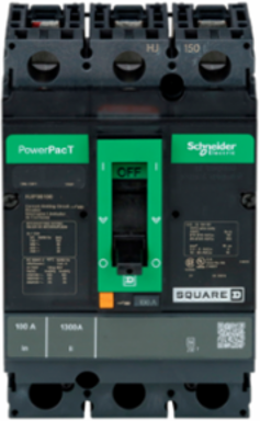 PowerPact H Circuit Breaker 100A 3 Pole 600VAC Thermal Magnetic 25kA