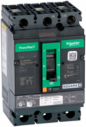 PowerPacT H Motor Circuit Protector, 30A, 3 Pole, 600VAC, 50kA