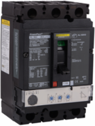 Circuit breaker, PowerPacT H, 100A, 3 pole, 600VAC, 50kA, lugs, Micrologic 3.2, 100%