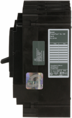 PowerPact H Circuit Breaker, 150A, 3 Pole, 600VAC, 50kA, Thermal Magnetic