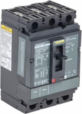 PowerPact H Circuit Breaker 150A 3 Pole 600VAC 50kA Micrologic 5.2A
