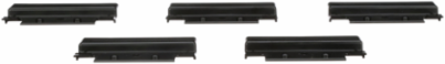 I-Line Blank Plates, Narrow Surface, 4.5 Inch Height, Qty 5