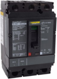 PowerPact H Circuit Breaker, 125A, 3 Pole, 600VAC, Thermal-Magnetic