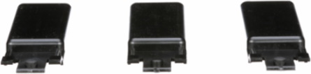 I-Line Blank Plate Accessory Set of 3, 1.5 Inch x 6.35 Inch