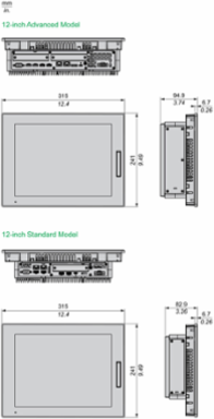 Harmony P6 12.1 Inch Touch Display, XGA, 16M Colors, IP66/IP67