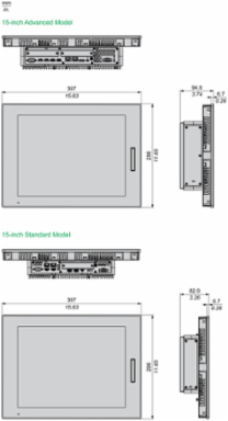 Harmony P6 15 Inch Touchscreen Display, XGA, 16M Colors, IP66/IP67