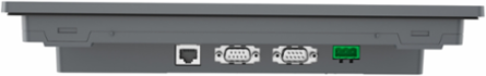 10" wide screen touch panel, 16M colors, COM x 2, ETH x 1, USB host / device, RTC, DC24V
